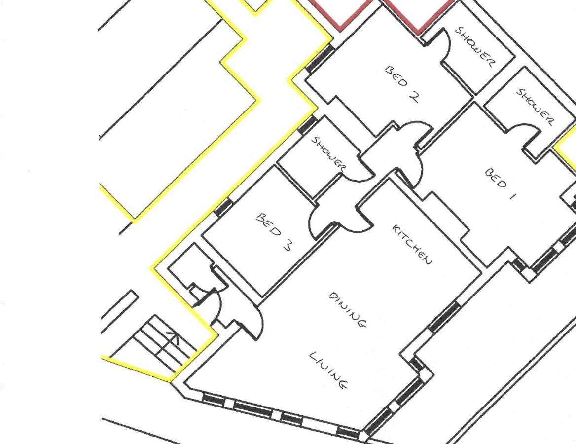 Apartment Three - Free Private Car Park - Sleeps 6 - 3 Shower Rooms - By Ocean City Retreats Plymouth Exteriér fotografie